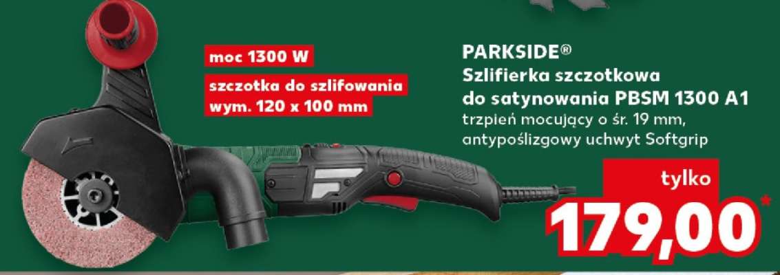 PARKSIDE Szlifierka szczotkowa do satynowania PBSM 1300 A1