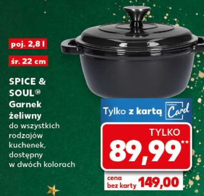 SPICE & SOUL® Garnek żeliwny