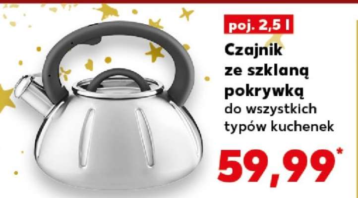 Czajnik ze szklaną pokrywką