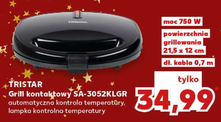 Grill kontaktowy SA-3052KLGR