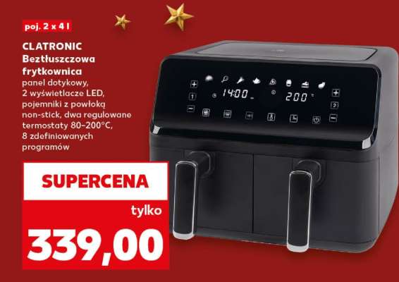 CLATRONIC Beztłuszczowa frytkownica