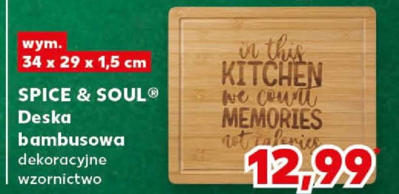 SPICE & SOUL® Deska bambusowa