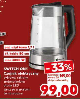 SWITCH ON® Czajnik elektryczny