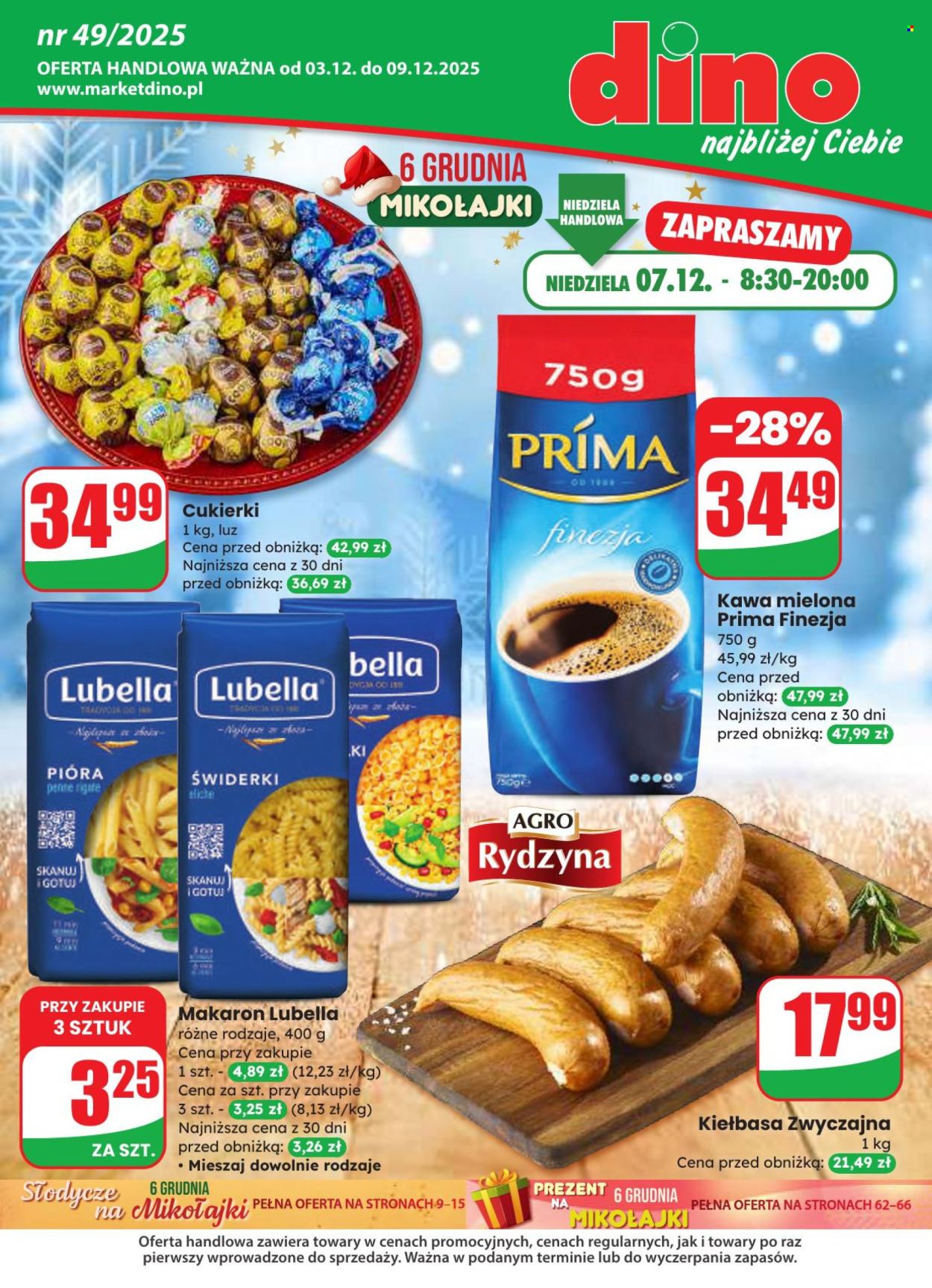Gazetka Dino - 3.12.2025 - 9.12.2025. Strona 1