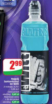 Napój izotoniczny Dr Witt
