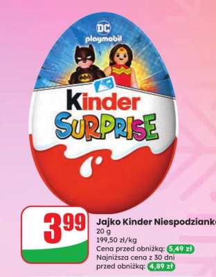 Jajko KINDER NIESPODZIANKA
