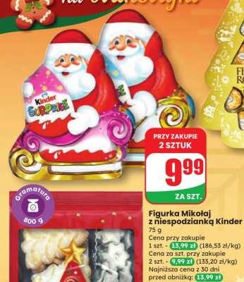 Figurka Mikołaj z niespodzianką Kinder