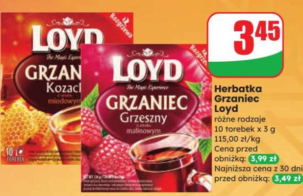 Herbatka grzaniec LOYD