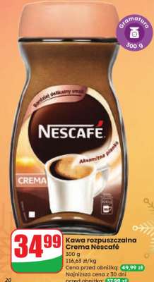 Kawa rozpuszczalna Crema Nescafé