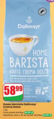 Kawa ziarnista Dallmayr Crema Dolce