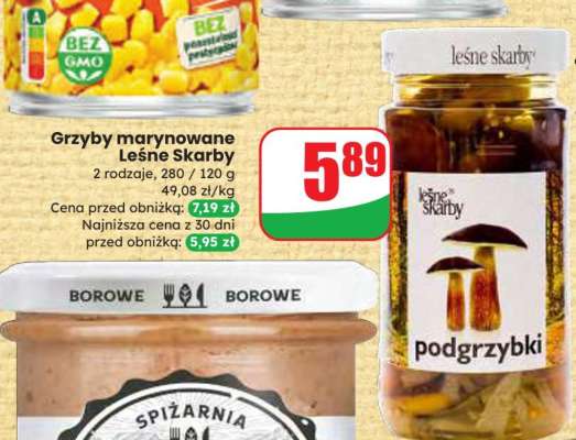 Grzyby marynowane Leśne Skarby