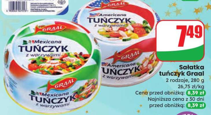 Sałatka tuńczyk Graal