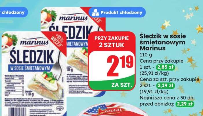 Śledzik w sosie śmietanowym Marinus