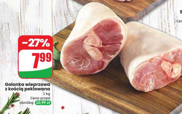 Golonka wieprzowa z kością peklowana