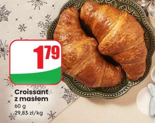 Croissant z masłem