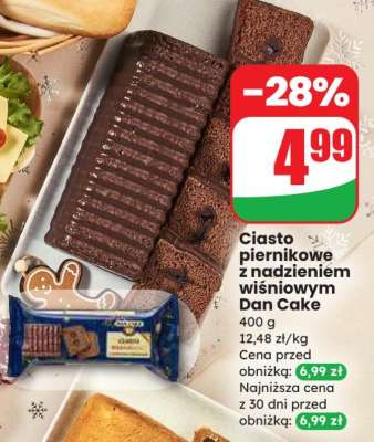 Ciasto piernikowe z nadzieniem wiśniowym Dan Cake