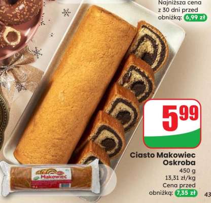 Ciasto Makowiec Oskroba