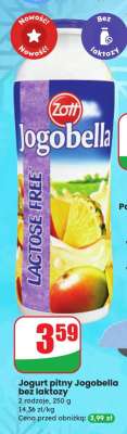 Jogurt pitny Jogobella bez laktozy