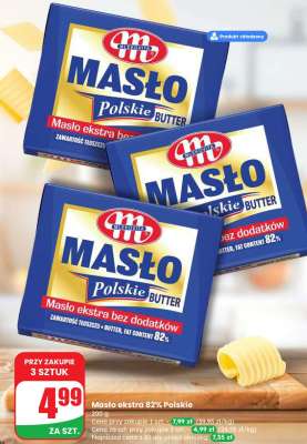 Masło ekstra 82% Polskie
