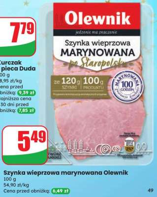 Szynka wieprzowa marynowana Olewnik