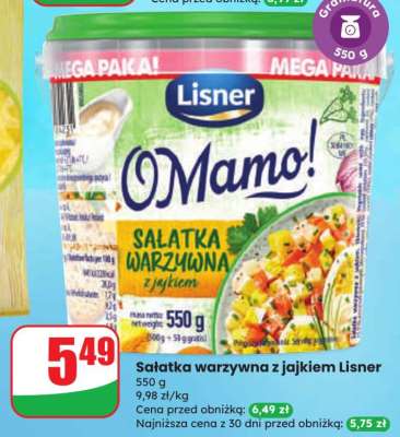 Sałatka warzywna z jajkiem LISNER