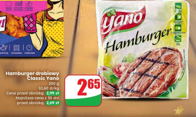 HAMBURGER DROBIOWY CLASSIC YANO