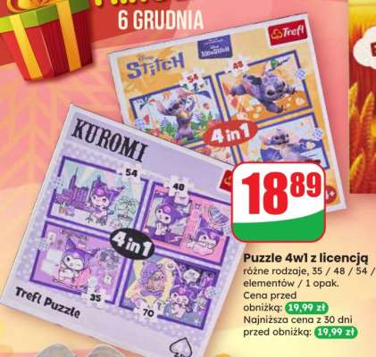 Puzzle 4w1 z licencją