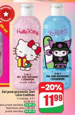 żel pod prysznic 2w1 Lice Celther