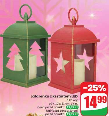 Latarenka z kształtem LED