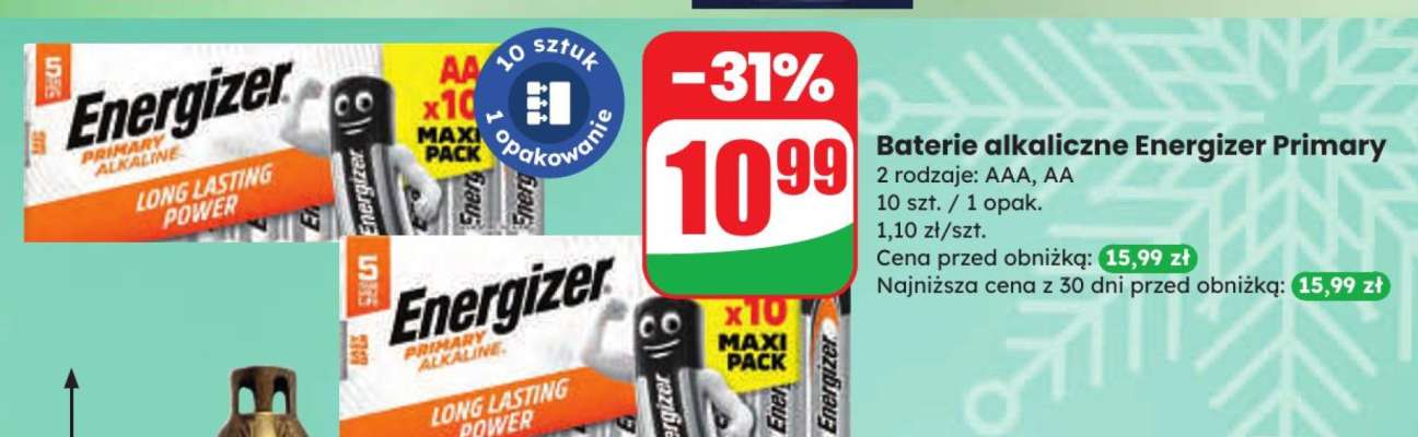 Baterie alkaliczne Energizer Primary