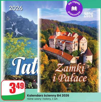 Kalendarz ścienny B4 2026