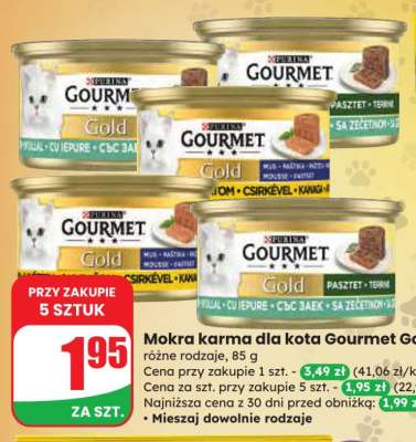 Mokra karma dla kota Gourmet Gold