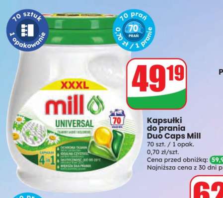 Kapsułki do prania Duo Caps Mill