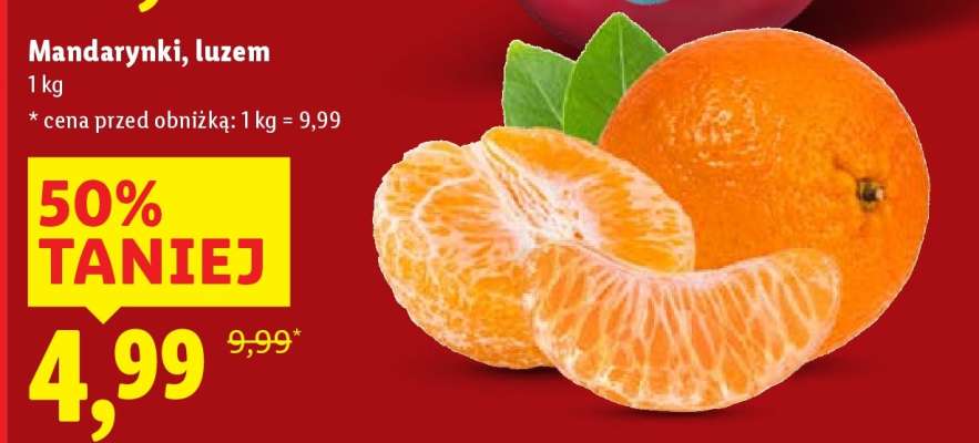 Mandarynki, luzem