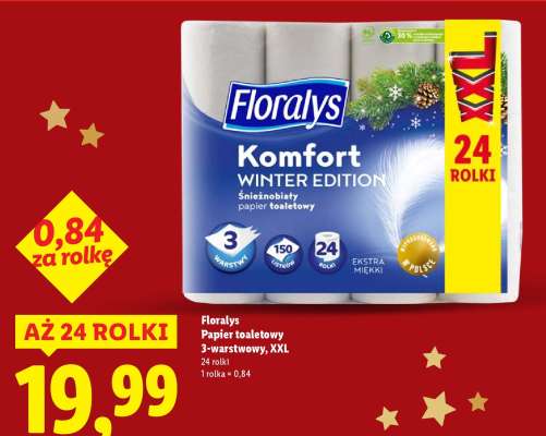 FLORALYS Papier toaletowy