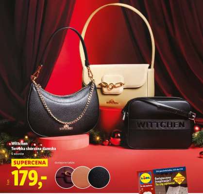 Wittchen Torebka skórzana damska