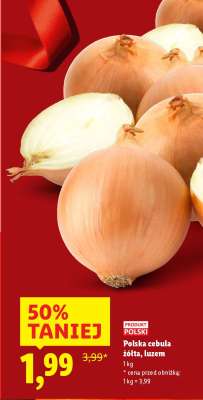 Polska cebula żółta luzem