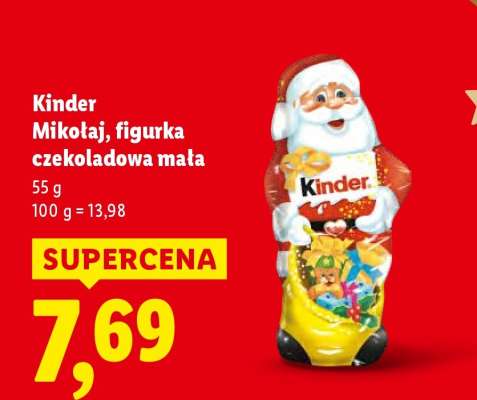 Kinder Mikołaj figurka czekoladowa mała