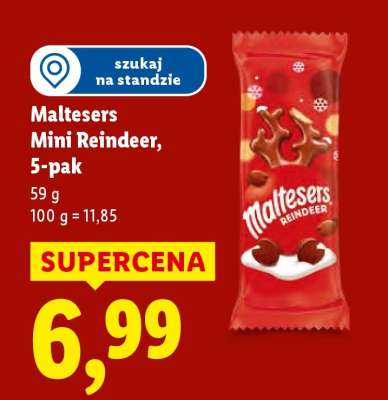 Maltesers Mini Reindeer, 5-pak