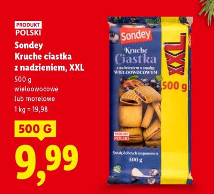 Sondey Kruche ciastka z nadzieniem, XXL