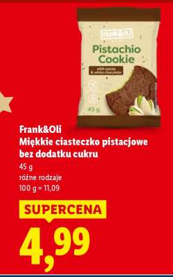 FRANK & OLI Miękkie ciasteczko pistacjowe