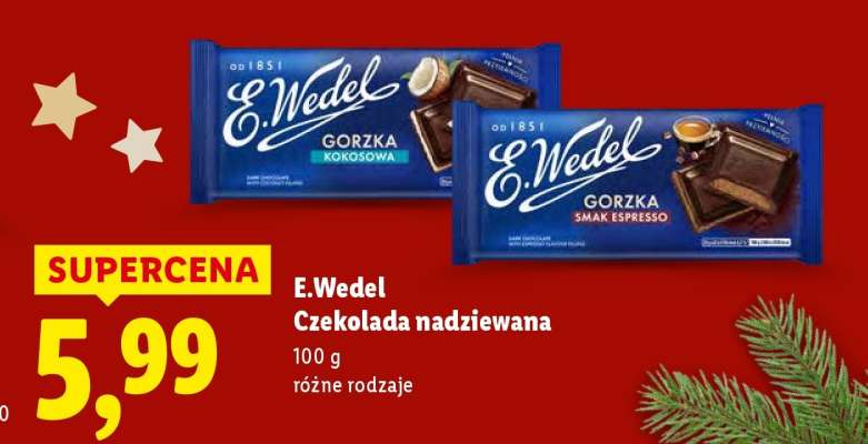 E.Wedel Czekolada nadziewana