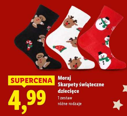 MORAJ Skarpety świąteczne dziecięce
