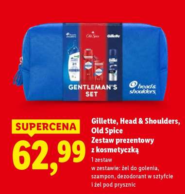 Gillette, Head & Shoulders, Old Spice Zestaw prezentowy z kosmetyczką