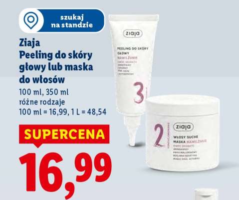ZIAJA Peeling do skóry głowy lub maska do włosów