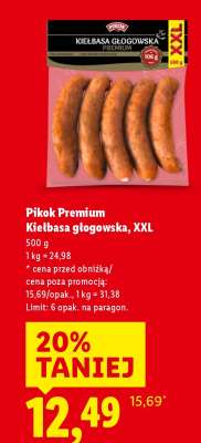 PIKOK PREMIUM Kiełbasa głogowska, XXL