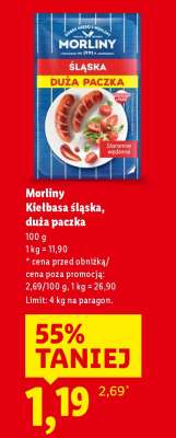 Morlini Kiełbasa śląska, duża paczka