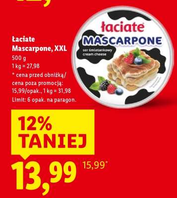 Łaciate Mascarpone, XXL