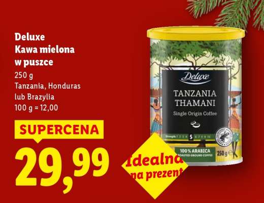 DELUXE Kawa mielona w puszce