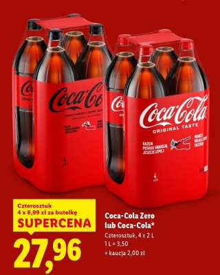 Coca-Cola Zero lub Coca-Cola